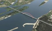 Около 3,2 миллиарда рублей будет направлено на строительство моста через Обь в Новосибирске в 2011 году