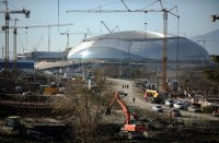 В Олимпийском парке Сочи завершено строительство Большой ледовой арены для хоккея